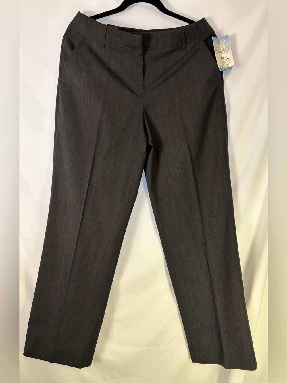 NWT Doc & Amelia Premier Wool Blend Dress Pants Gray Size 10 Classic Fit